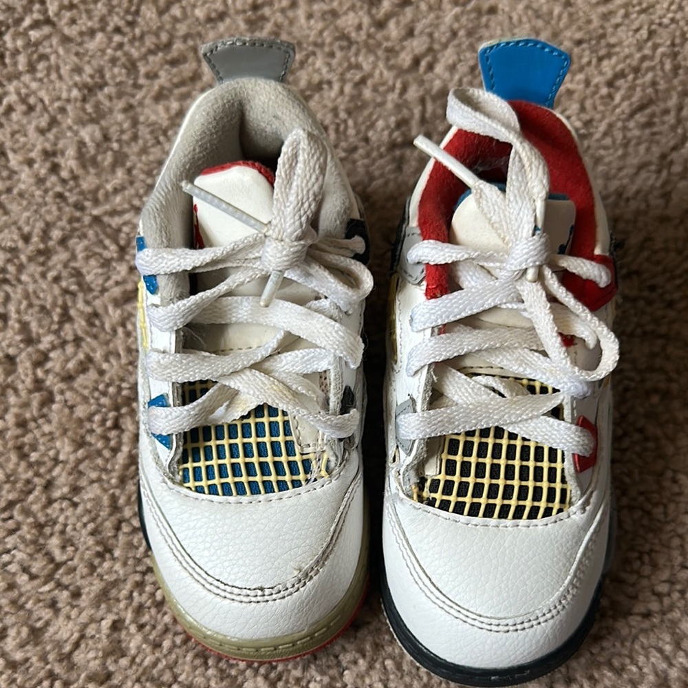 Kids Multi-color Jordan’s retro 4